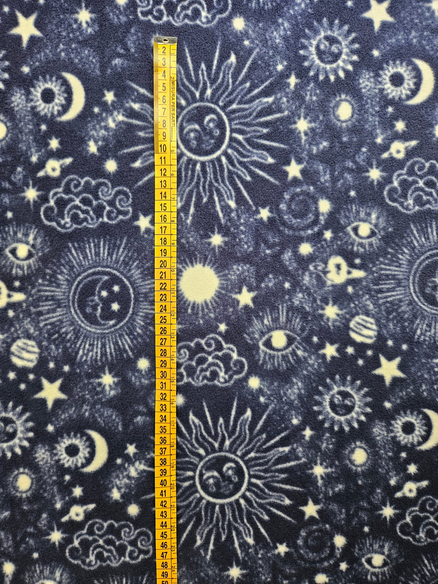 Stars and Moons Polar Fleece