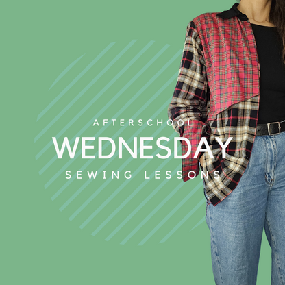 Wednesday sewing lessons 11yrs-17yrs (5 weeks)