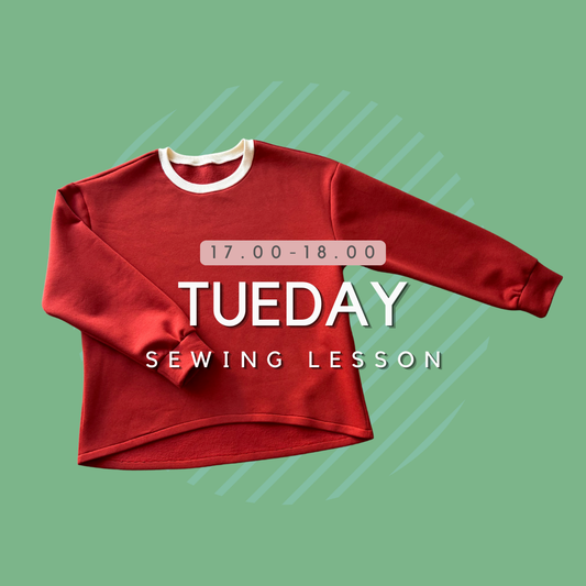Tuesday sewing lessons 11yrs-17yrs (6 weeks)
