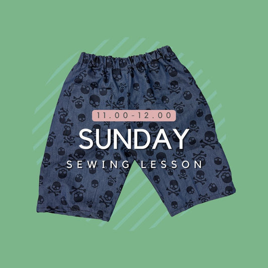 Sunday sewing lessons 12yrs-16yrs (6 weeks)