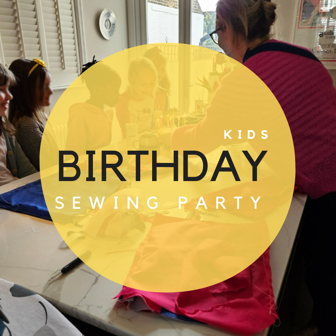 Kids' birthday sewing party