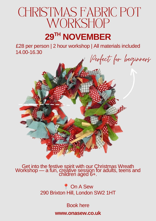 Christmas Wreath Workshop For All - 28th November
