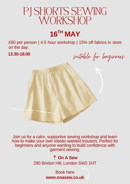 Make your own PJ shorts- 16th May