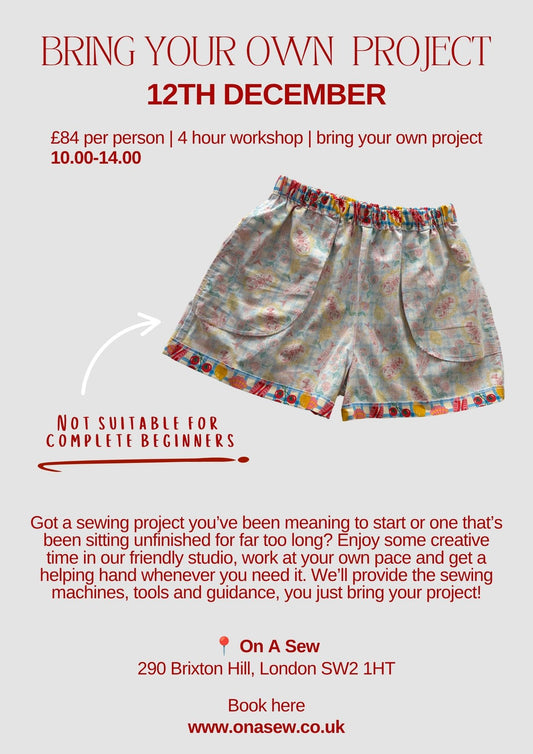 Sew Your Own Project - 12th December