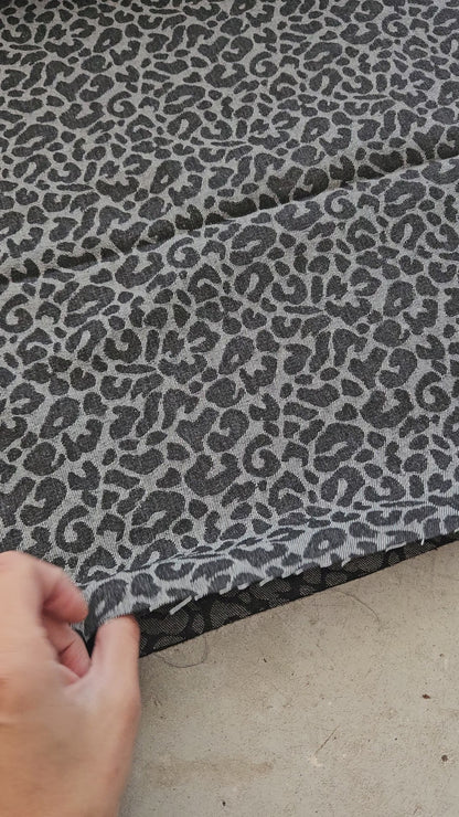 Animal Print Cotton Jacquard