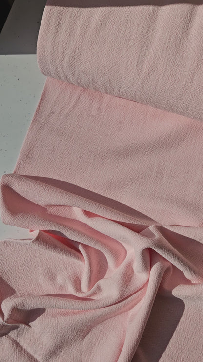 Stonewashed Linen Viscose - Pink