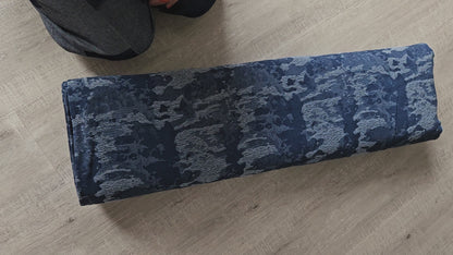 Ocean Washed Denim Jacquard