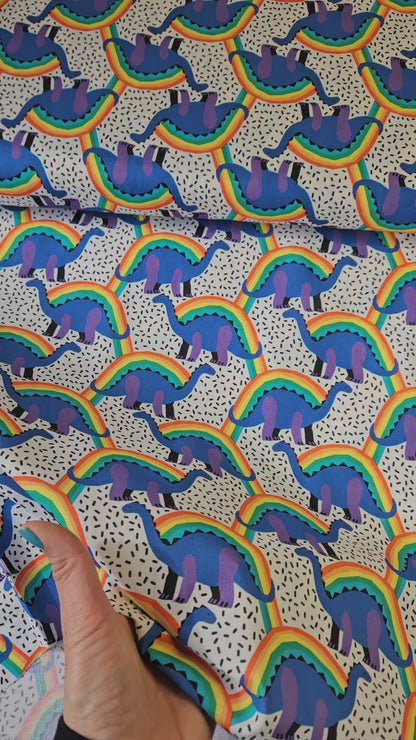 Rainbow dino- Cotton