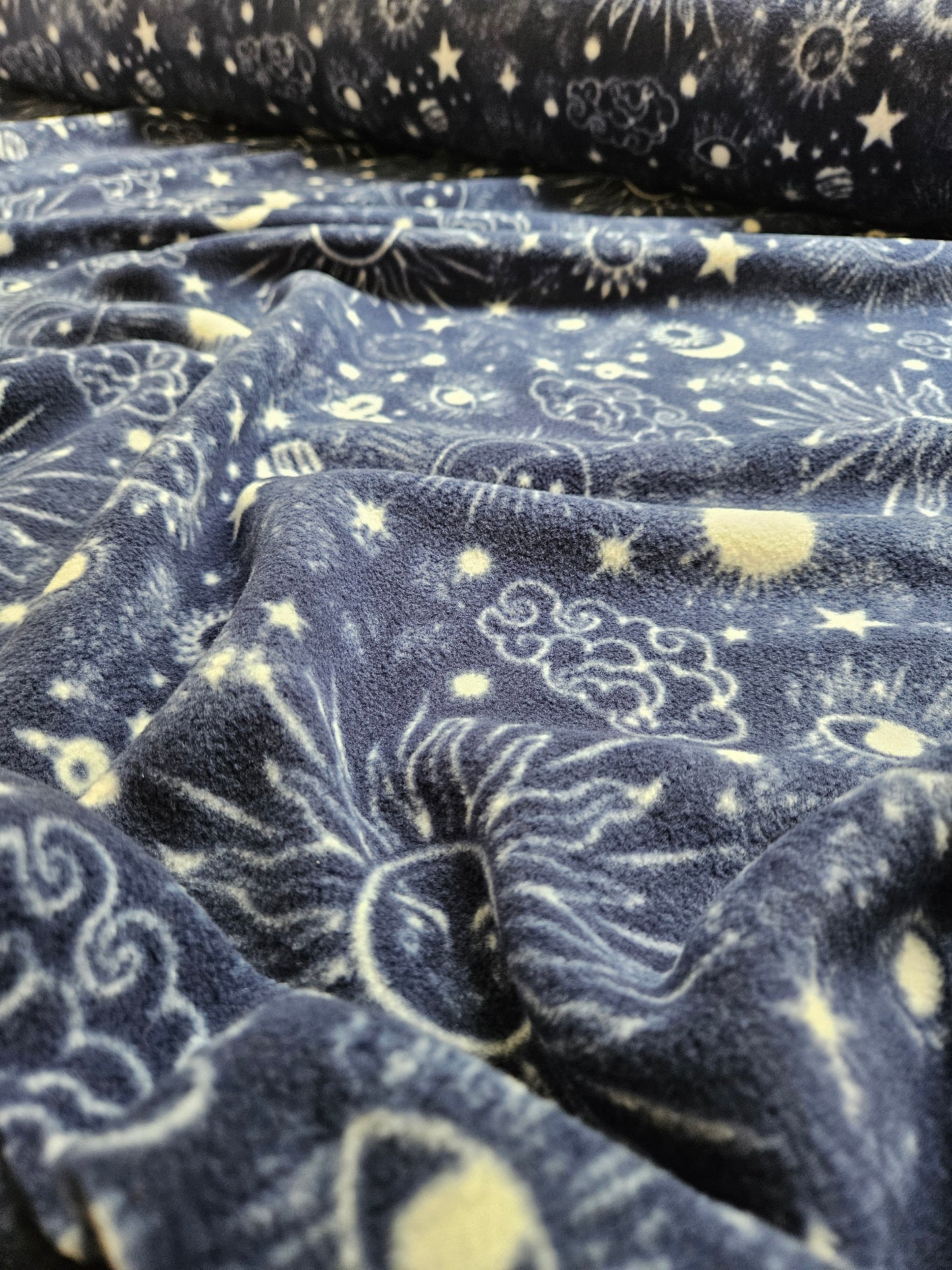 Stars and Moons Polar Fleece