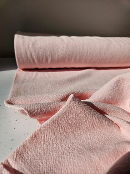 Stonewashed Linen Viscose - Pink