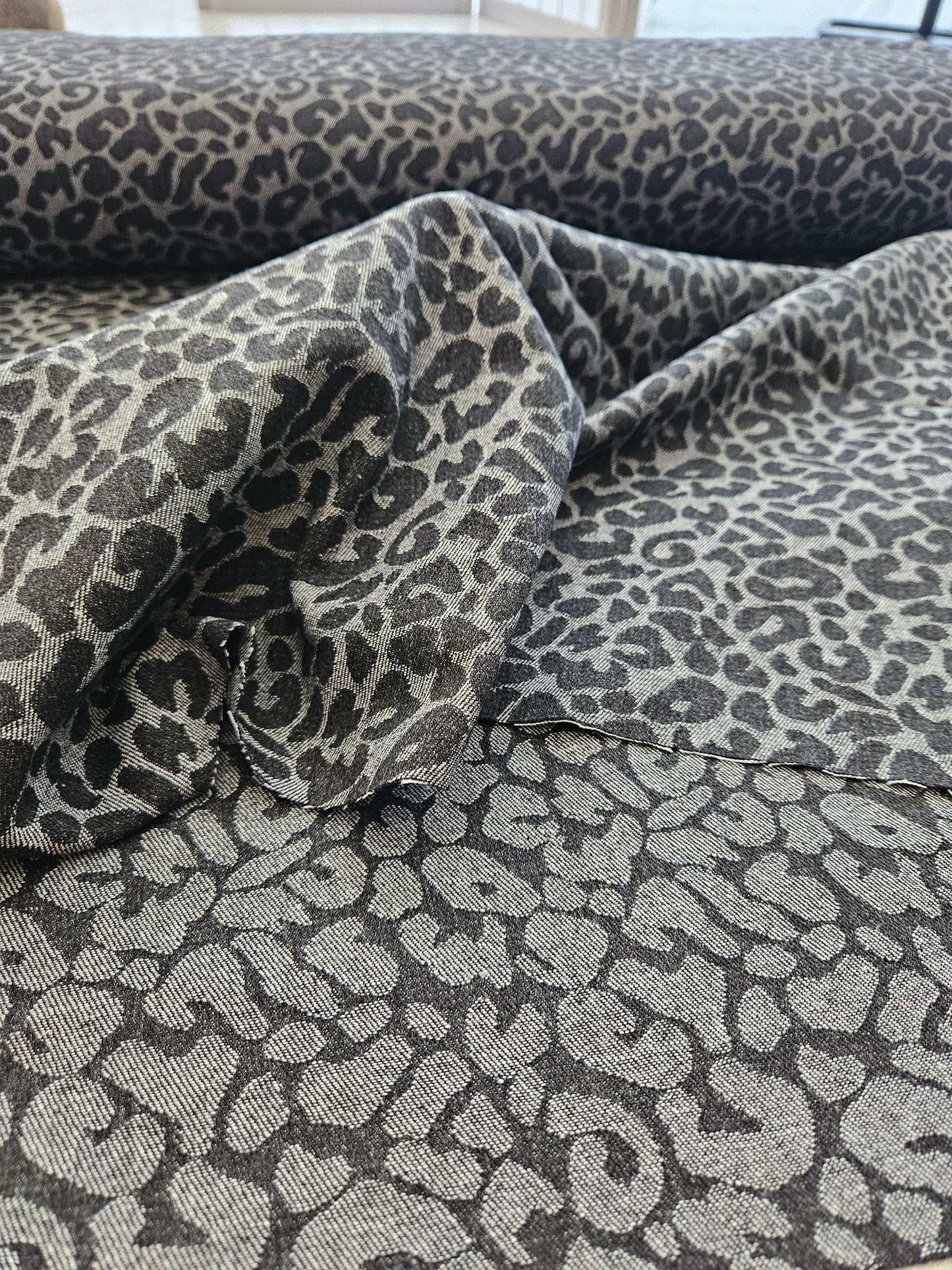 Animal Print Cotton Jacquard