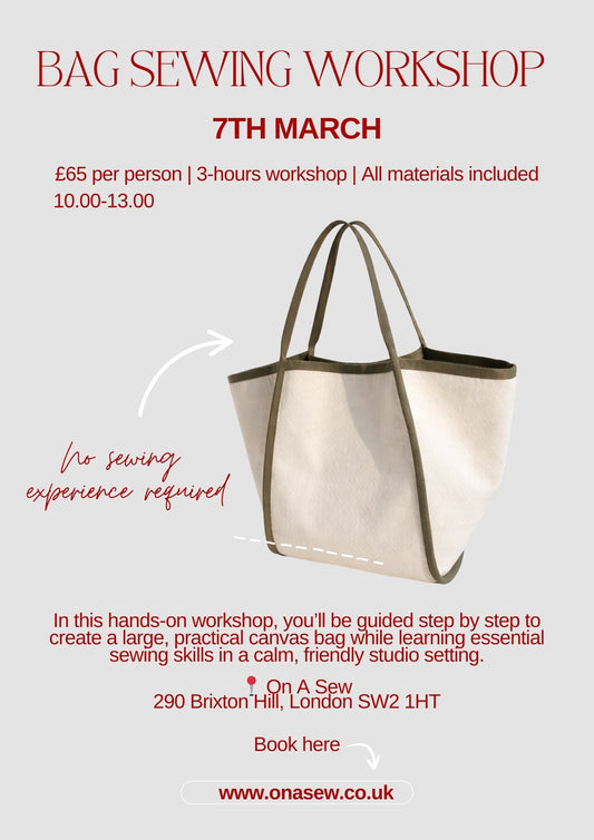 Bag Sewing Workshop- 7th March