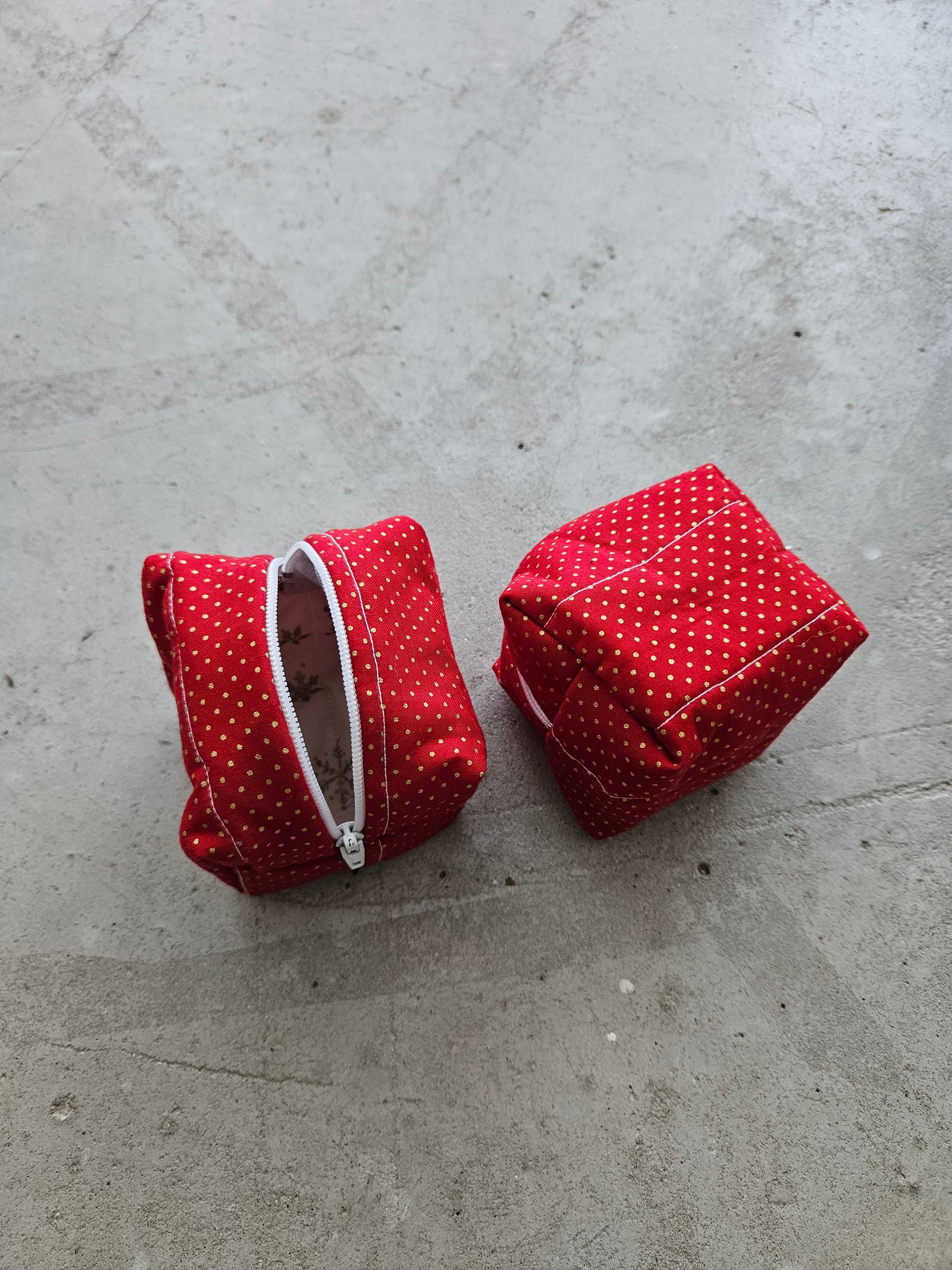 Handmade Fabric Pots, Mini Zip Pouches & Bookmarks — Created by a Talented Young Sewist