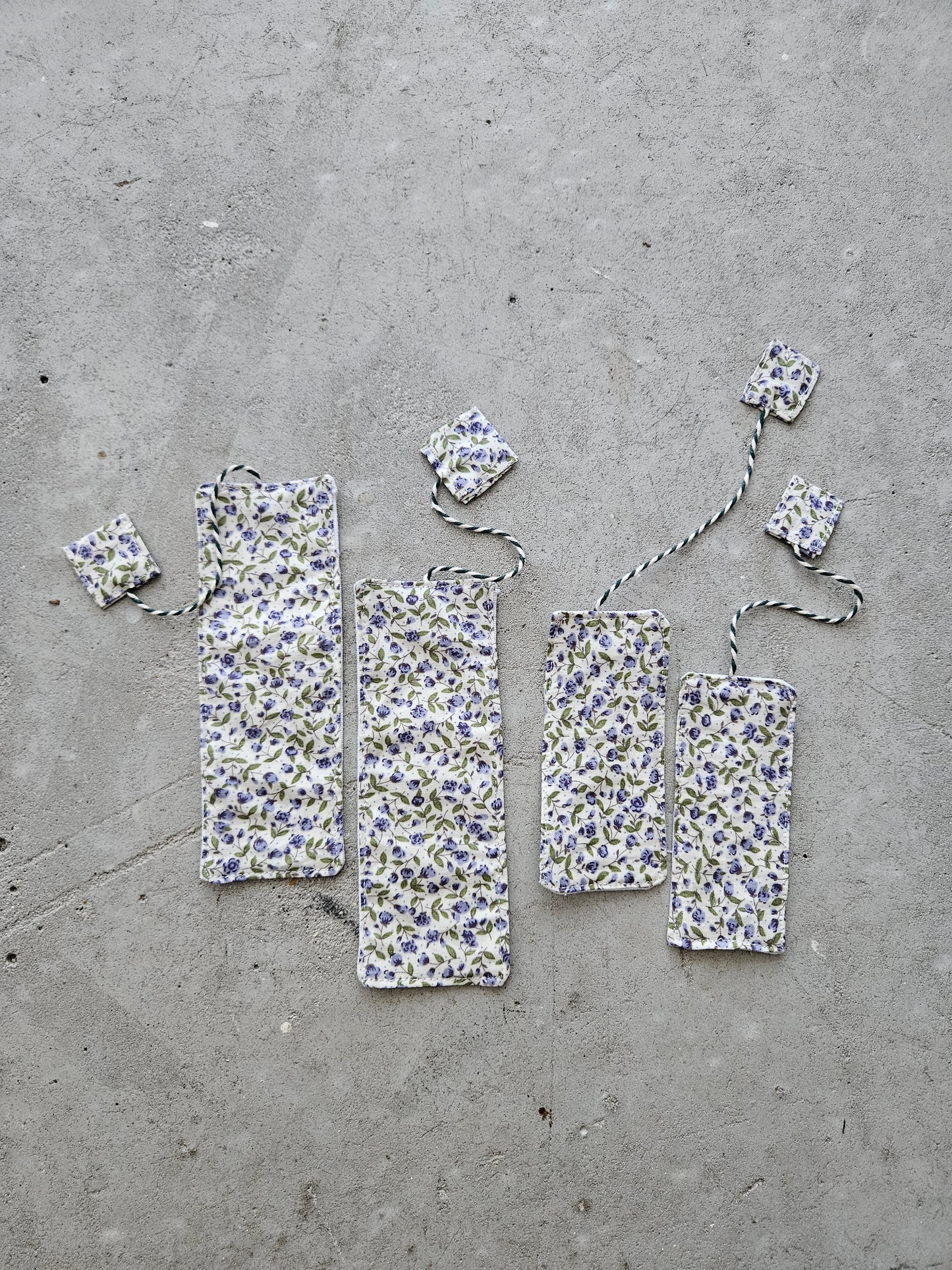 Handmade Fabric Pots, Mini Zip Pouches & Bookmarks — Created by a Talented Young Sewist