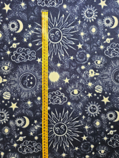 Stars and Moons Polar Fleece