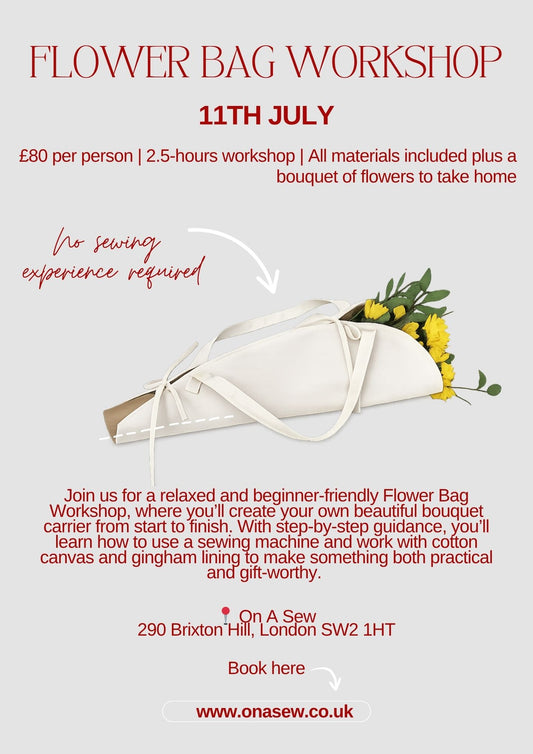 Flower bag workshop- 11th July