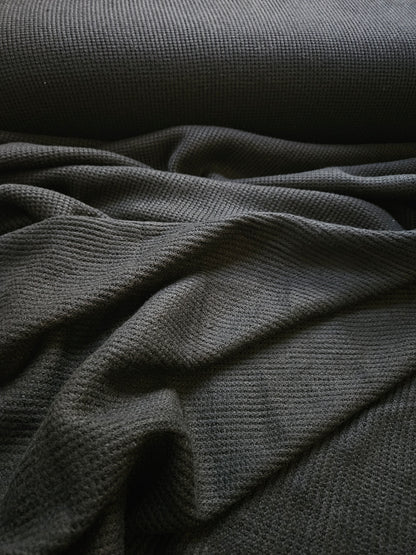 Teddy soft knit- Black