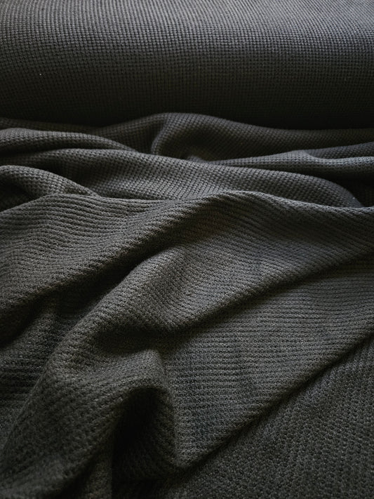 Teddy soft knit- Black