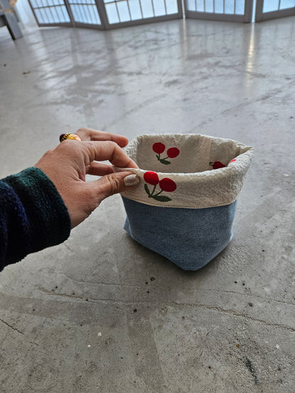 Handmade Fabric Pots, Mini Zip Pouches & Bookmarks — Created by a Talented Young Sewist