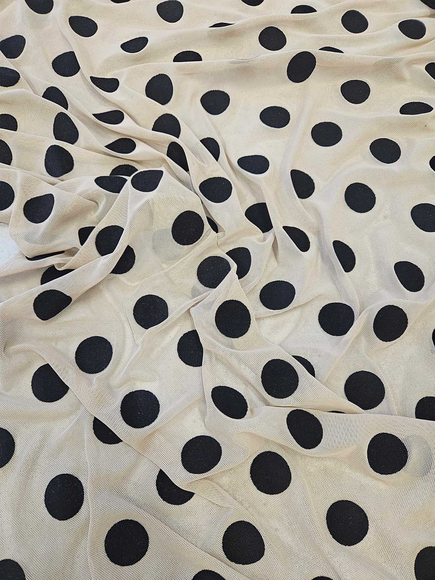 Cute Polka dot Mesh