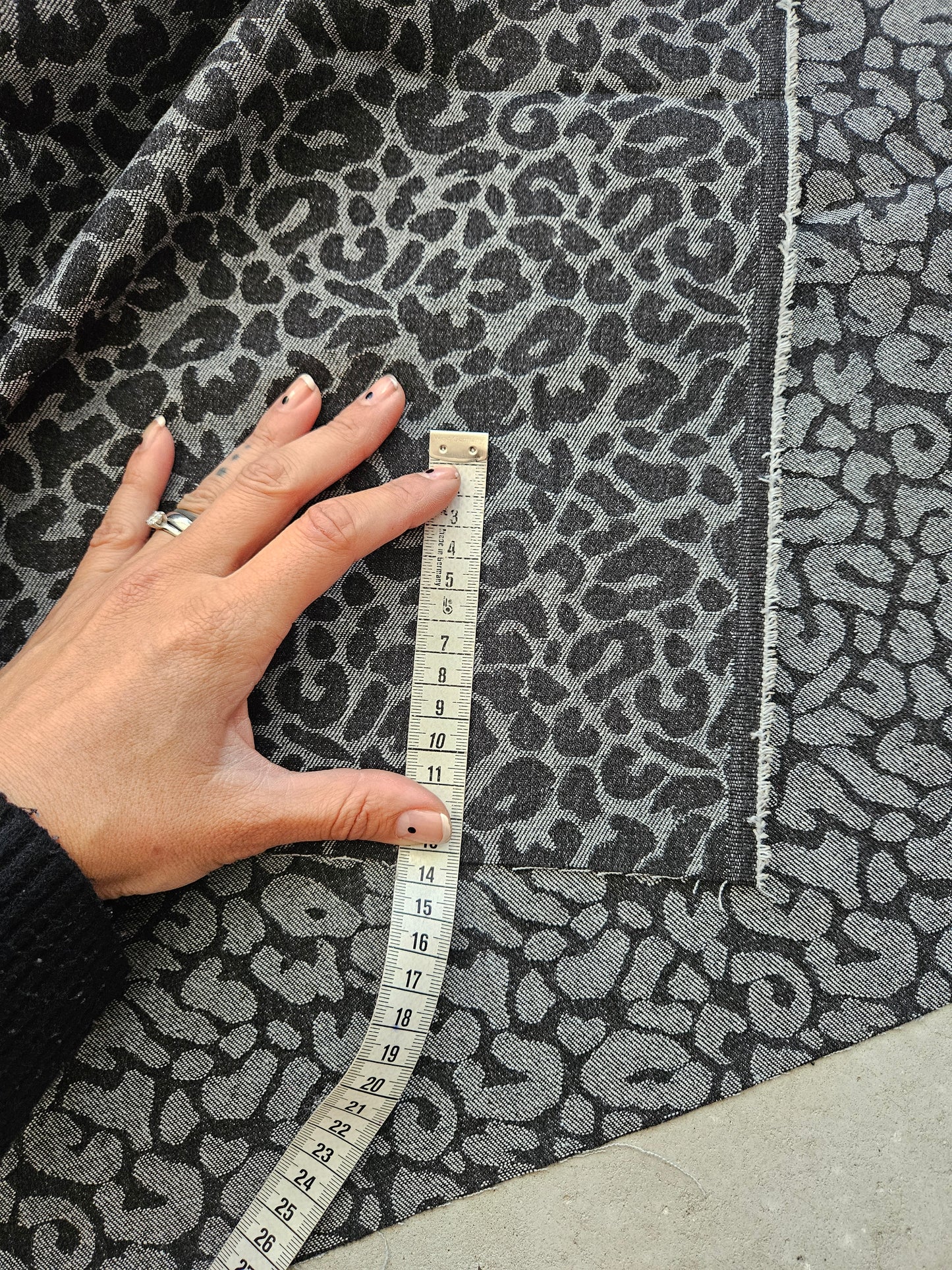 Animal Print Cotton Jacquard